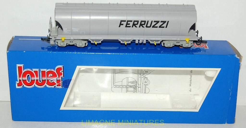 H6 79 JOUEF WAGON TREMIE A BOGIES FERRUZIZI DES FS H6 79